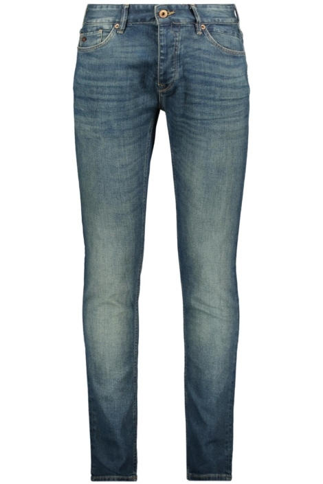 Cast Iron riser slim worn-in blue denim